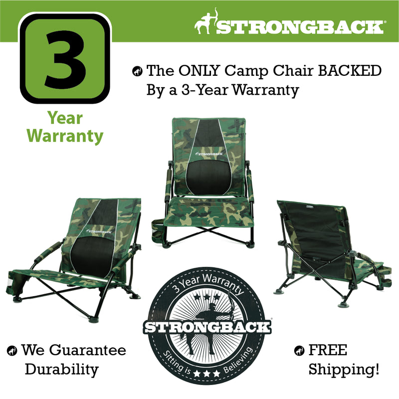 Load image into Gallery viewer, STRONGBACK Low Gravity Camo Chair