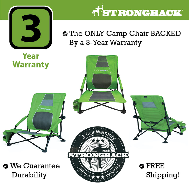 Load image into Gallery viewer, STRONGBACK Low Gravity Beach Chair