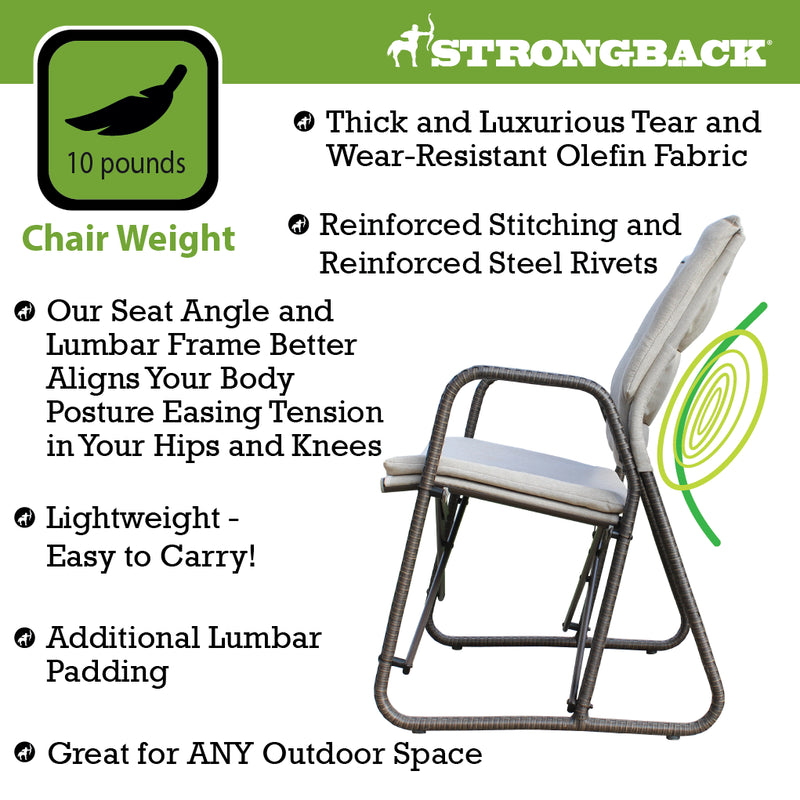 Load image into Gallery viewer, STRONGBACK Patio Chair
