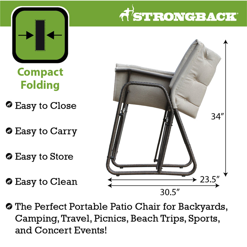 Load image into Gallery viewer, STRONGBACK Patio Chair
