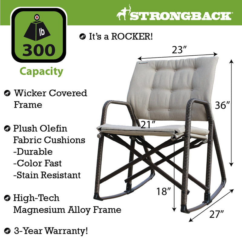 Load image into Gallery viewer, STRONGBACK Patio Rocker
