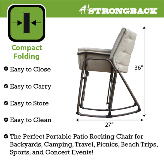 STRONGBACK Patio Rocker