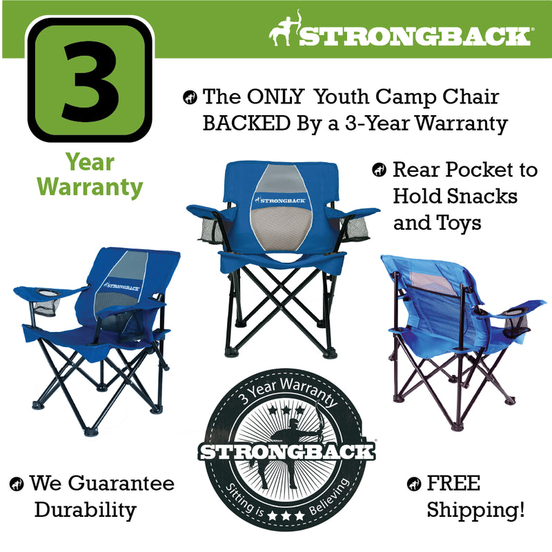 Load image into Gallery viewer, STRONGBACK Prodigy Kids Chair 3 year warranty
