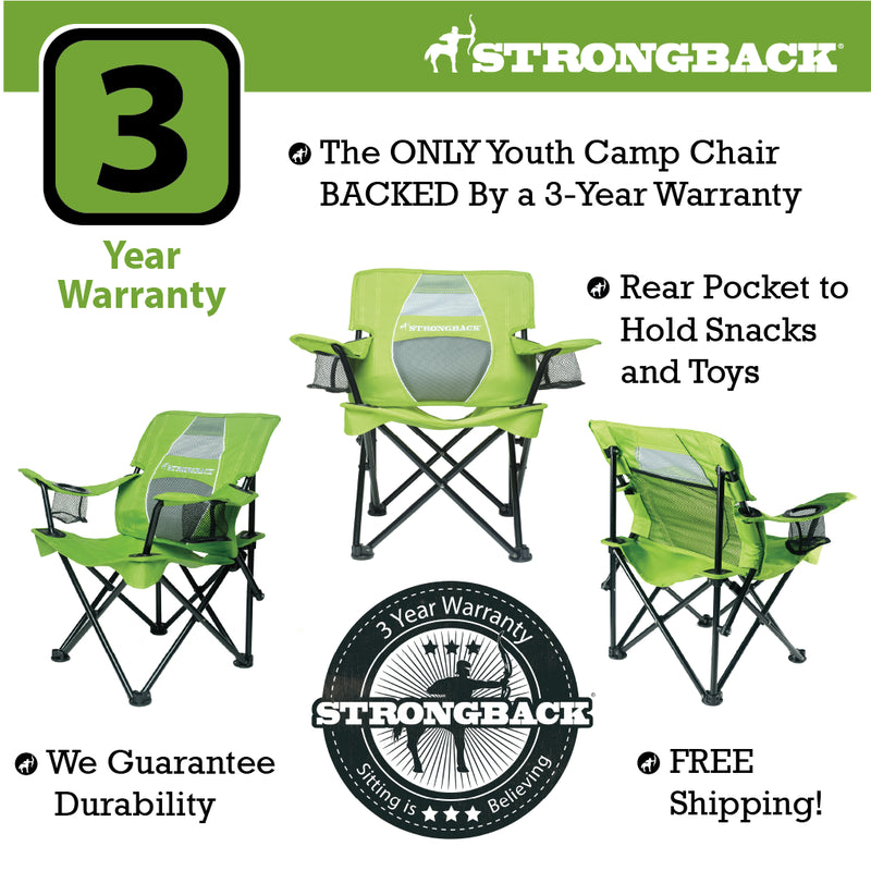 Load image into Gallery viewer, STRONGBACK Prodigy Kids Chair 3 year warranty
