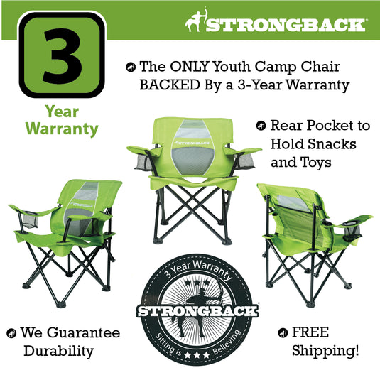 STRONGBACK Prodigy Kids Chair 3 year warranty