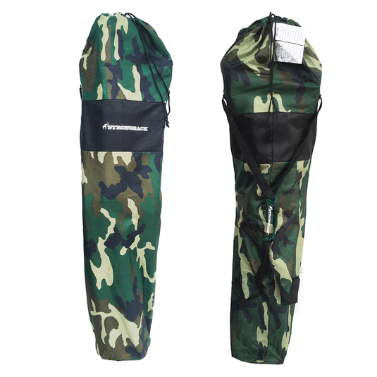 Strongback Elite Carry Bag with Backpack Straps. Camo.