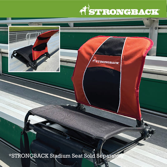 STRONGBACK Stadium Seat – New Colors with Backrest Covers