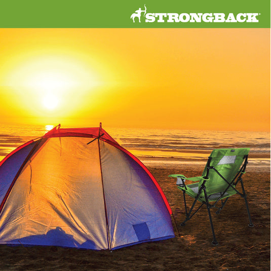 Introducing the Kids STRONGBACK Prodigy Kids Camping Chair - Lime