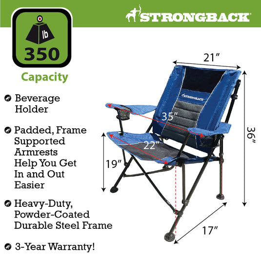 Camping chair with discount high weight limit
