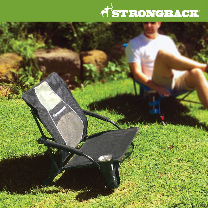 Load image into Gallery viewer, STRONGBACK Low Gravity Beach Chair
