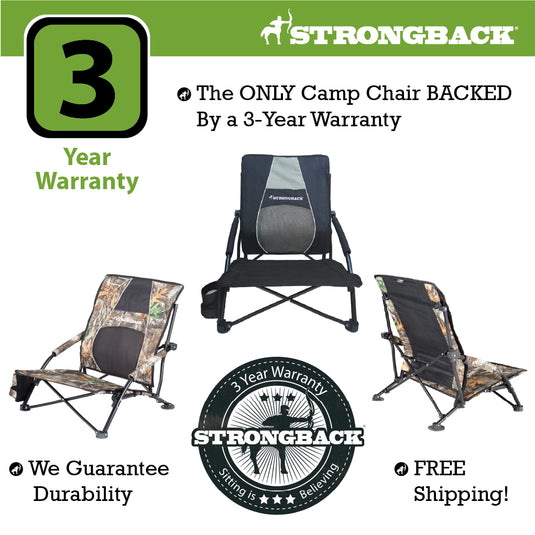STRONGBACK Low Gravity Hunting/Turkey Chair: Real Tree