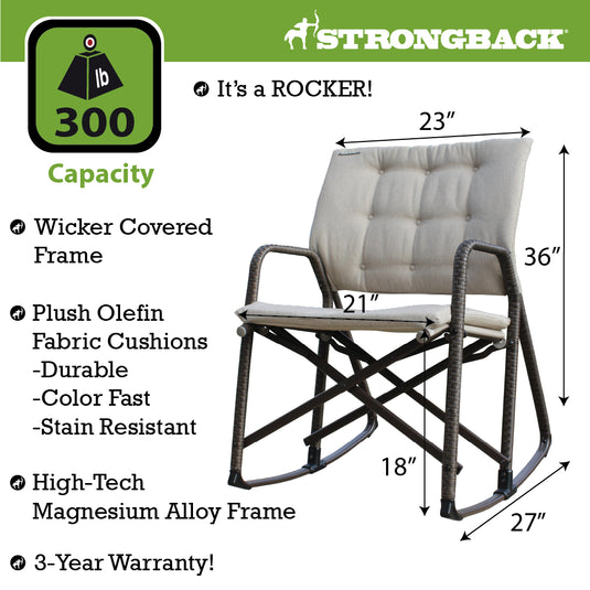 STRONGBACK Patio Rocker