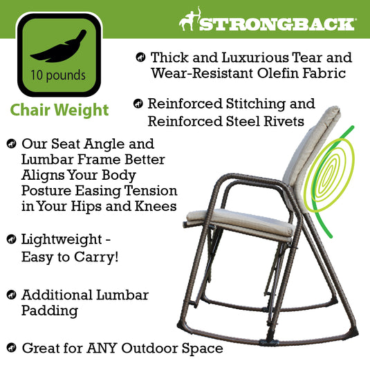 STRONGBACK Patio Rocker