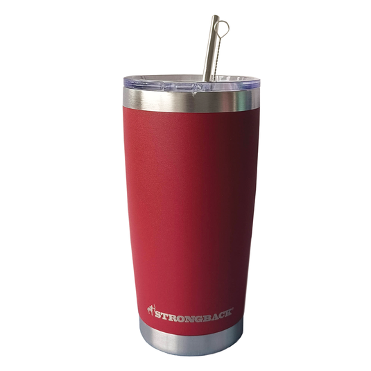 STRONGBACK Drink Tumbler - 20oz - red