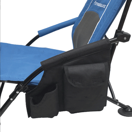 Strongback Chair Low G and Recliner Upgraded Cupholder. Attached to arm.