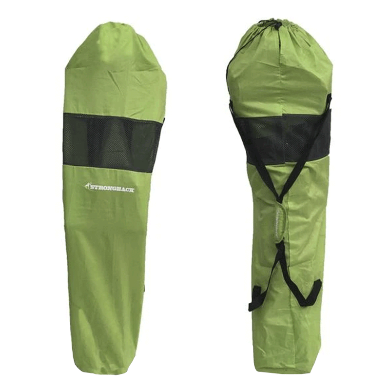 Load image into Gallery viewer, Strongback Elite Carry Bag with Backpack Straps. Lime Green.
