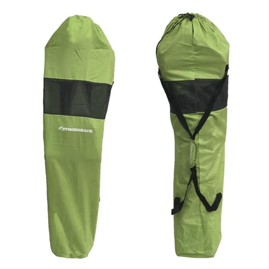 Strongback Elite Carry Bag with Backpack Straps. Lime Green.